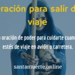 oración para viajar