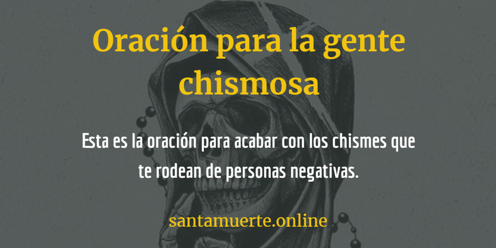 Oración para la Gente Chismosa a la Santísima | La más efectiva